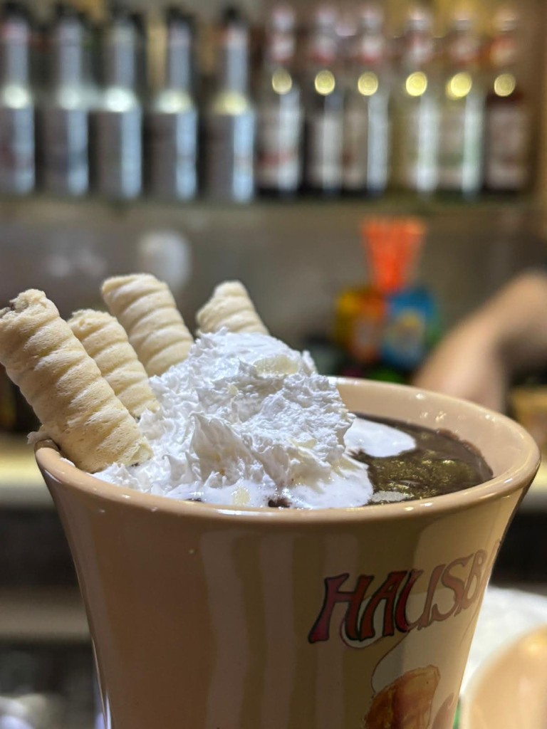 Topao napitak sa šlagom